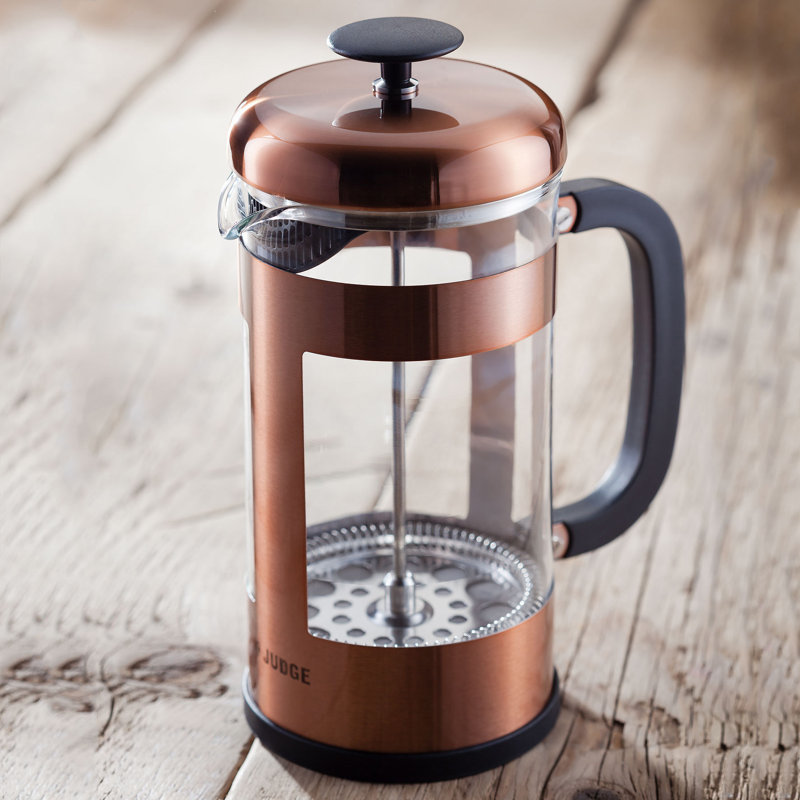 Judge, Coffee - Glass Cafetiere, 8 cup, Copper