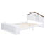 Lit plateforme taille avec lumières DEL et rangement,