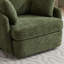Chaise pivotante rembourrée avec repose-pieds avec rangement-101644159