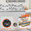 Commercial Electric Food Warmer 5-Pan Countertop Buffet 15.3QT Bain Marie