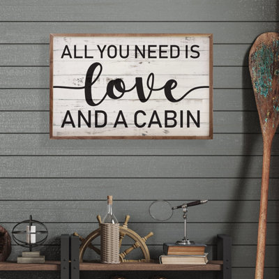Love And A Cabin