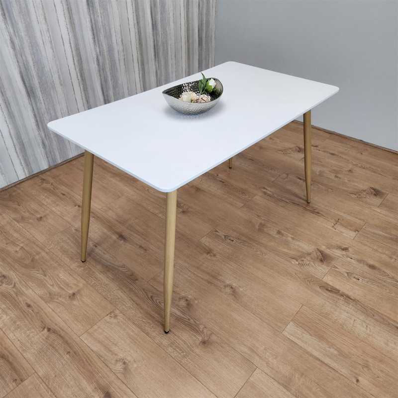 Schwartz Metal Base Dining Table
