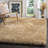 Gilcrease Shag Hand-Tufted Beige Area Rug-1743428481