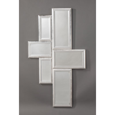 Flat Engineered Wood Wall Mirror