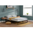 Solid Wood Bed with Mattress