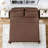 Lux Decor 6-Piece Ultra-Soft Microfiber Sheet Set Deep Pocket Fitted Sheet, Wrinkle & Fade-Resistant, Hotel Quality Bedding-1581428040-1581428042