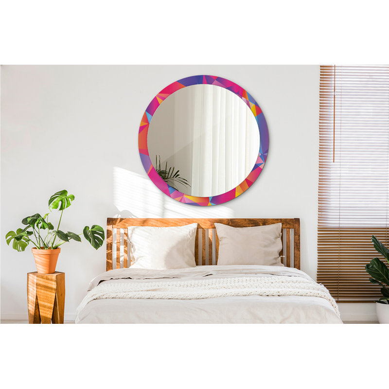 Huldar Glass Flat Wall Mirror