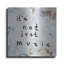 Art mural en métal luxueux «Not Just Music» par Kent Youngstrom, 36 po x 36 po-1986884288