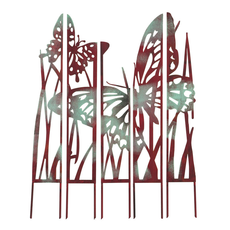 Ensemble de piquets de jardin 5 pièces Kerstyn