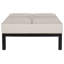 Repose-pieds de cocktail carré en similicuir de 37,4 po de largeur-15740127