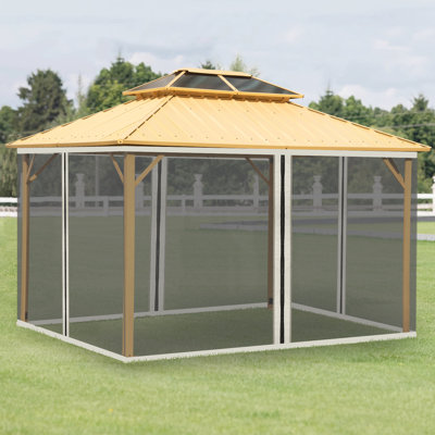 10'X13' Gazebo Net Sidewall Replacement, Cream, , Terrific Net, 10' X 13', Fascinating