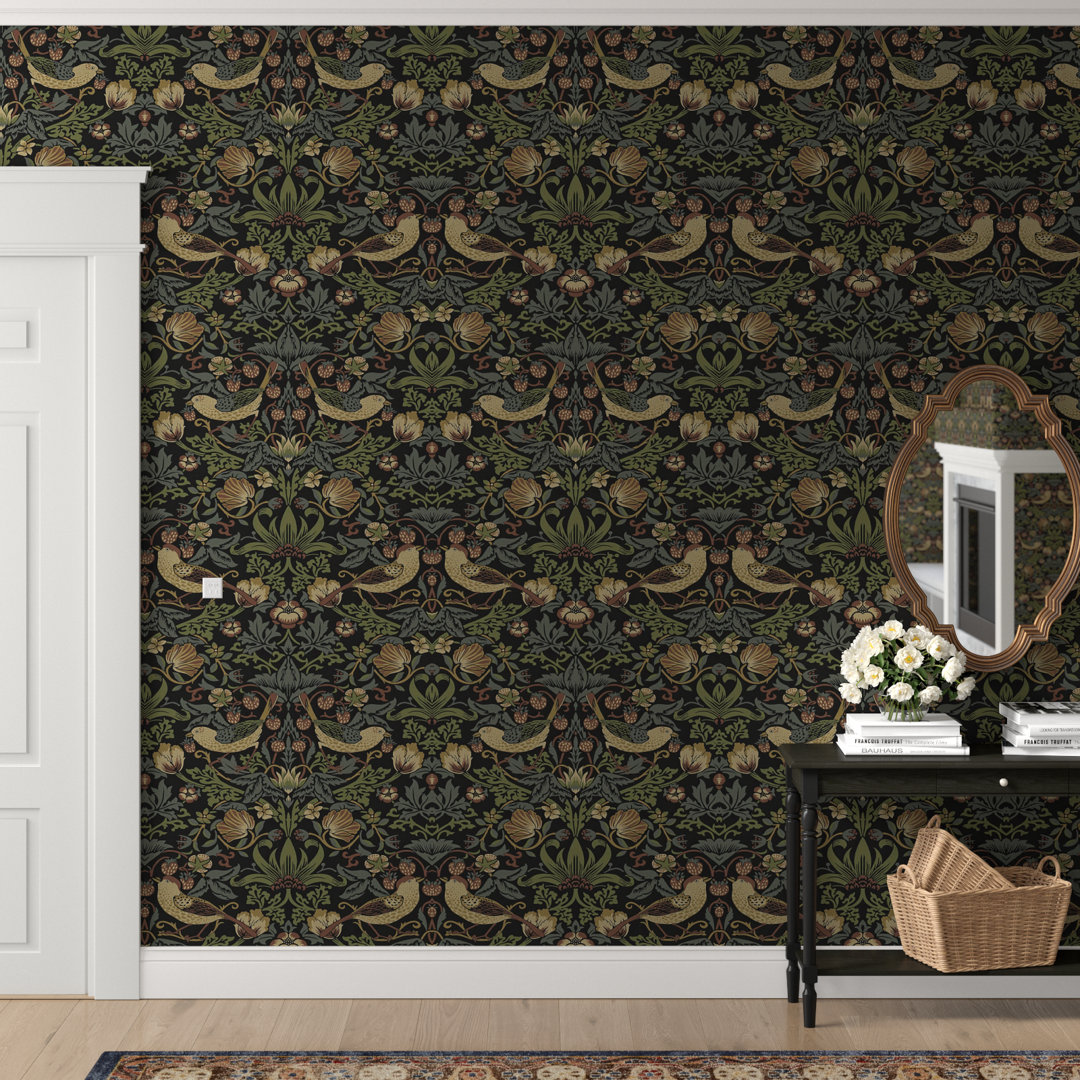 Clauson 18' L x 20.9" W Peel and Stick Wallpaper Roll Lark Manor™ 