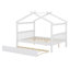 Lit en bois avec lit gigogne-1042458848