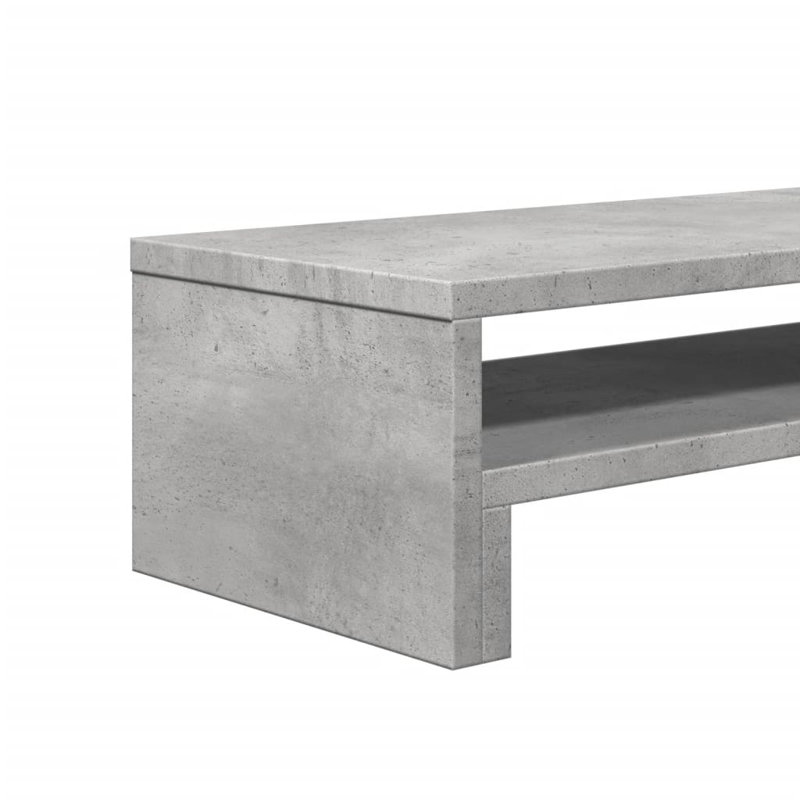 Support pour écran 21,3 x 8,7 x 5,9 po vidaXL, Gris béton