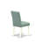 3 Piece Kitchen Table Set consists A Dining Room Table and 2 Willow Green Polyester Fabric Kitchen Chairs, Linen White-278766176-308500394