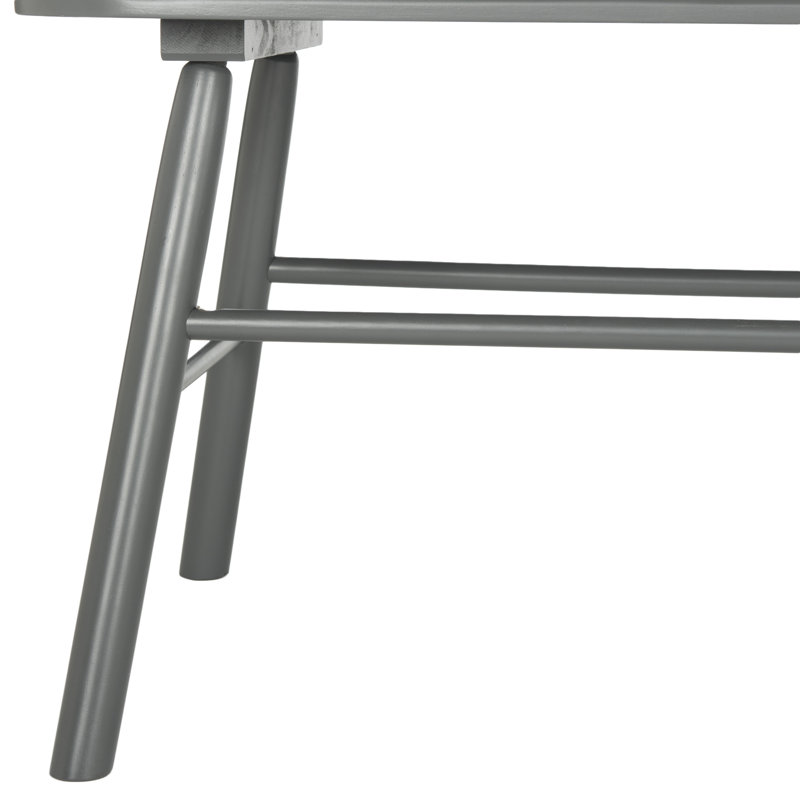 Solid Wood Bench, Grey