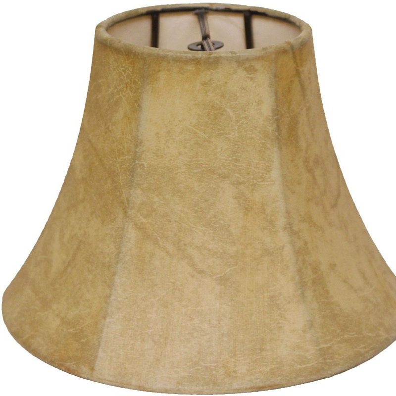 Abat-jour cloche en papier brun