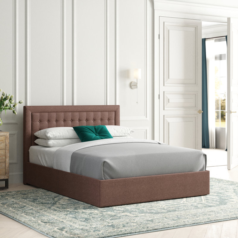 Cletus Upholstered Platform Storage Bed, Full