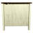 Style Bedside Table With Charging Feature - Spacious Drawer And Barn Door Cabinet Brown + White Feature, Style, White, Build