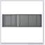 Corail KD Chaise long gris (MP2) (ensemble de 2)