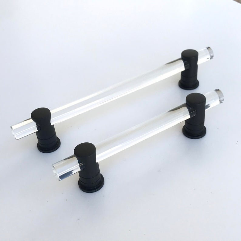 Luz 4" Center to Center Bar/Handle Pull, Matte Black