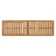 Chaise longue d'extérieur en bois d'acacia Elmare avec dossier réglable, conception à structure ouverte et siège inclinable à lattes