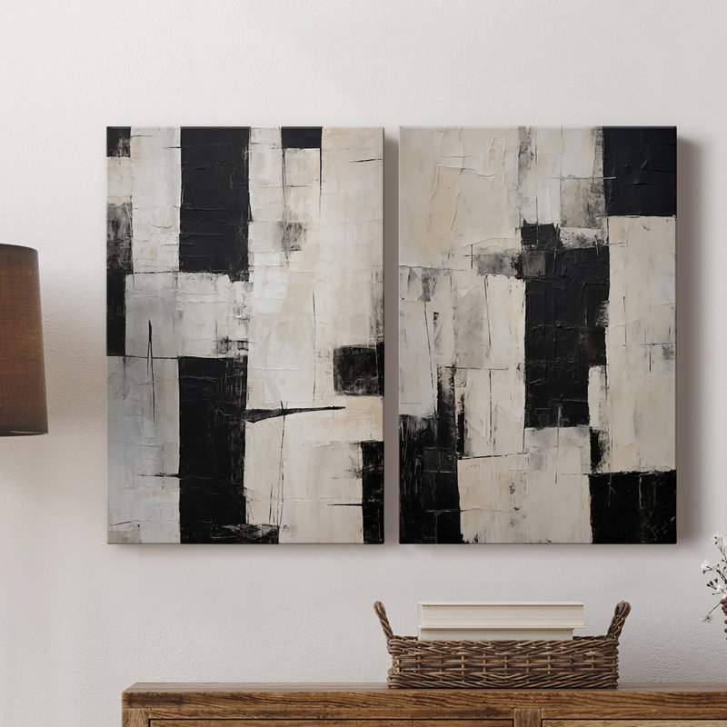 ABSTRACT Series CCCLVIII-Premium Gallery Wrapped Canvas -Ready to Hang, 60" H x 80" W