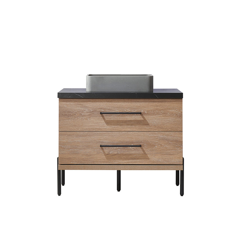 Nolte 36" Single Bathroom Vanity Set, Rectangular 