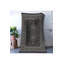 Tapis décoratif noir à motif traditionnel noir et gris-1013405682