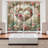 Floral 55'' W Kitchen Curtain-97638408