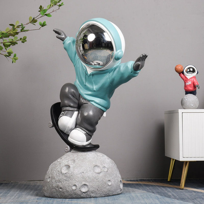 Figurine d'astronaute Cool Hoodie, Vert