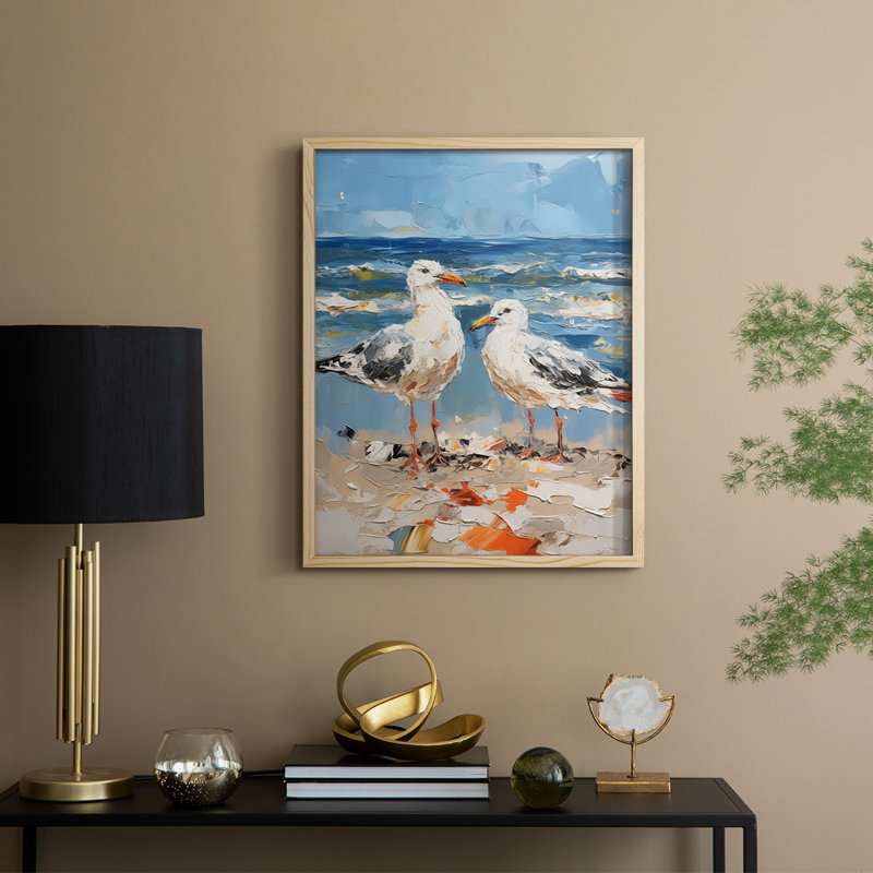 NAUTICAL Series CDLxxIV, reproduction encadrée - bois massif, Naturel, H 11 po x l 9 po