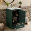 Meuble-lavabo autoportant avec lavabo, tiroir et tablette réglable-134040536