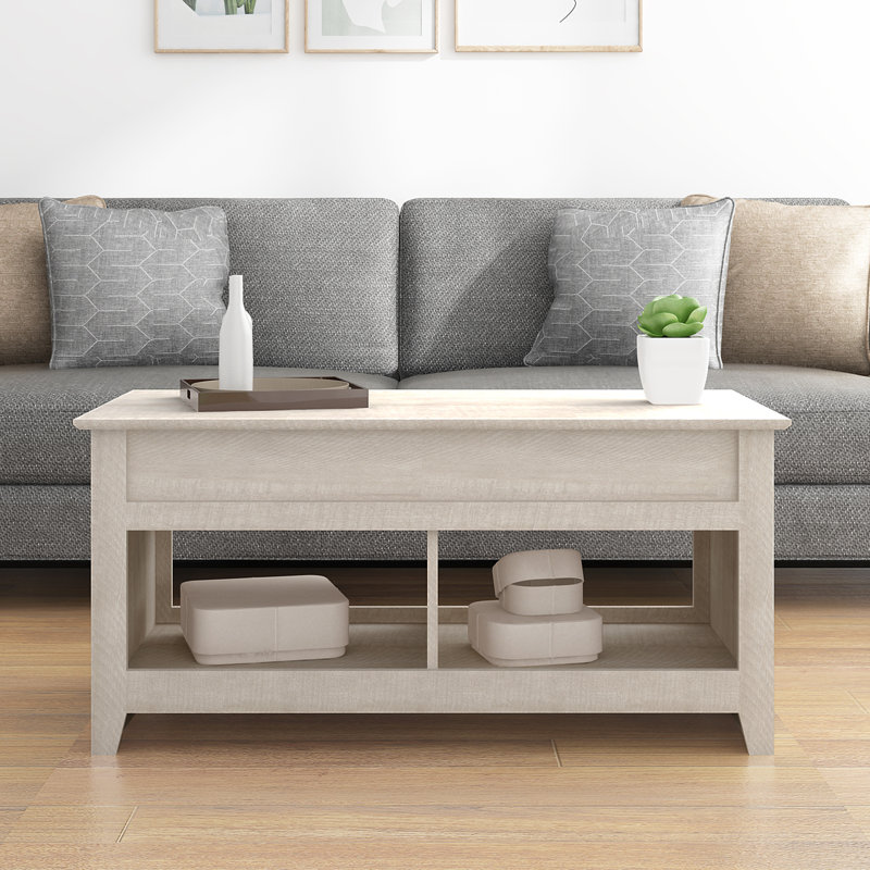 Bianka Lift Top Coffee Table, Dusty Gray Oak