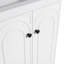 Meuble-lavabo autoportant de 24 po et 2 portes d'armoire à fermeture en douceur - sans le lavabo-717679522