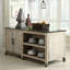 Îlot de cuisine en bois massif de style américain 62,99 "-324681202