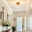 Glass Semi Flush Mount
