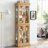 Oak Lighted Showcase For Keepsakes Cabinet With Quiet Closure -