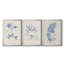 Blue Blue Algae I - Toile tendue avec châssis sur mesure - 3 pièces-882913240-882913189