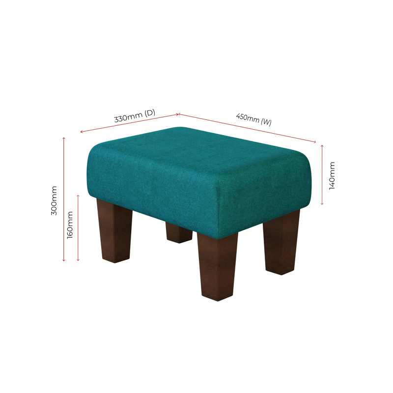 Autryville Wood Contemporary Leg, Mahogany, Jade, Poz