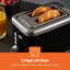 GEEPAS 2 Slice Toaster 7 Browning Levels Cancel Defrost Reheat Removable Crumb Tray 930W Arcus-116984846