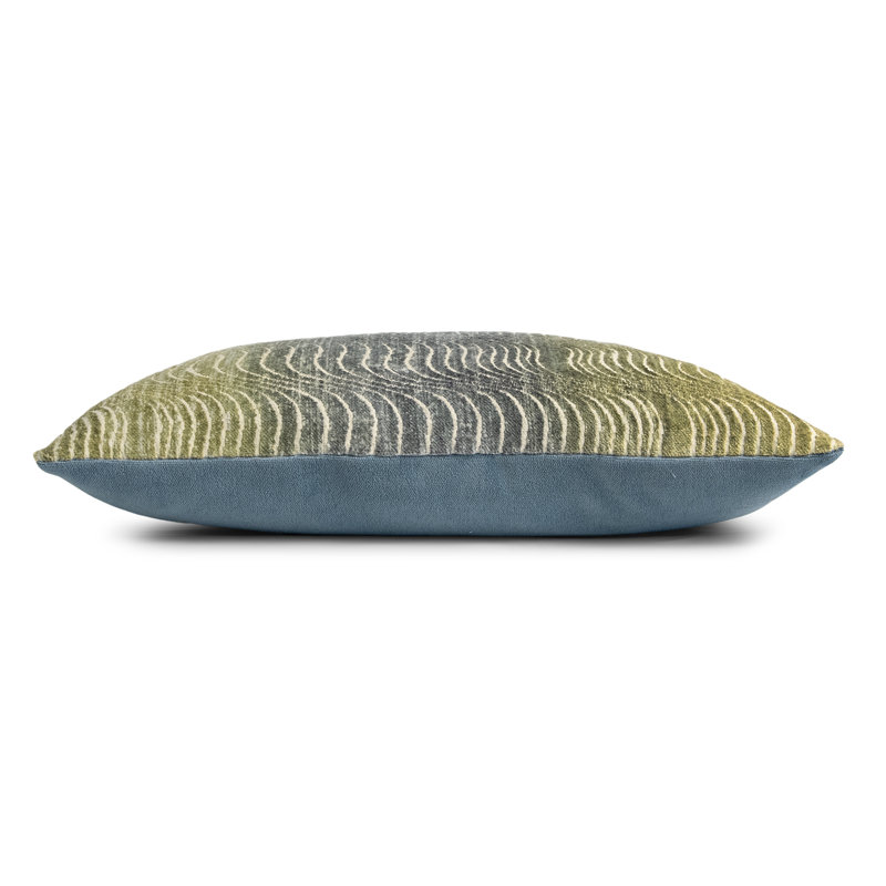 Torsion Lumbar Woven Jacquard Pillow, Cactus