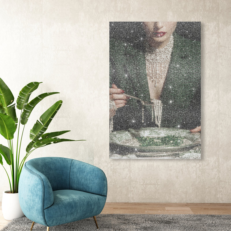 Forest Feast Canvas Fashion Print by Oliver Gal, Black Frame, 10 x 15, 15"H x 10"W, Gallery Wrapped
