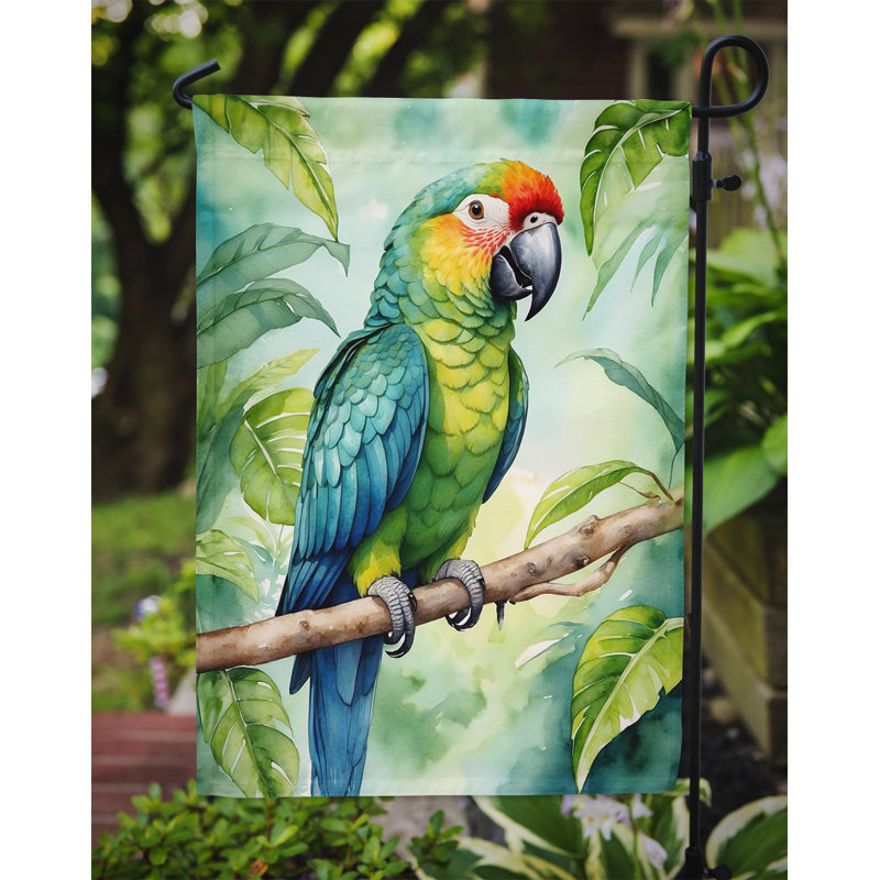 Drapeau de jardin, Perroquet amazone