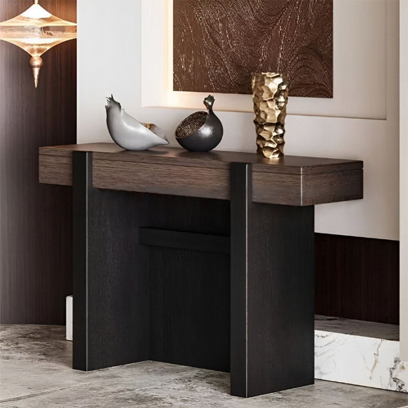 Console Retro Elegant Art, H 33,46 po x l 39,37 po x P 13,78 po