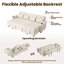 Chenille Chaise End Sofa-1608744292