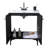 30'' Black Wood Grain Freestanding Bathroom Vanity With Double Doors