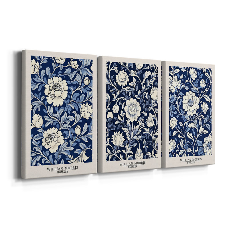 Série sur toile tendue sur mesure - 3 pièces, H 60 po x l 120 po