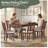 Deral Farmhouse Upholstered Dining Chairs, Dark Brown-129849087