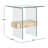 Kayley Glass Top End Table-1683022076